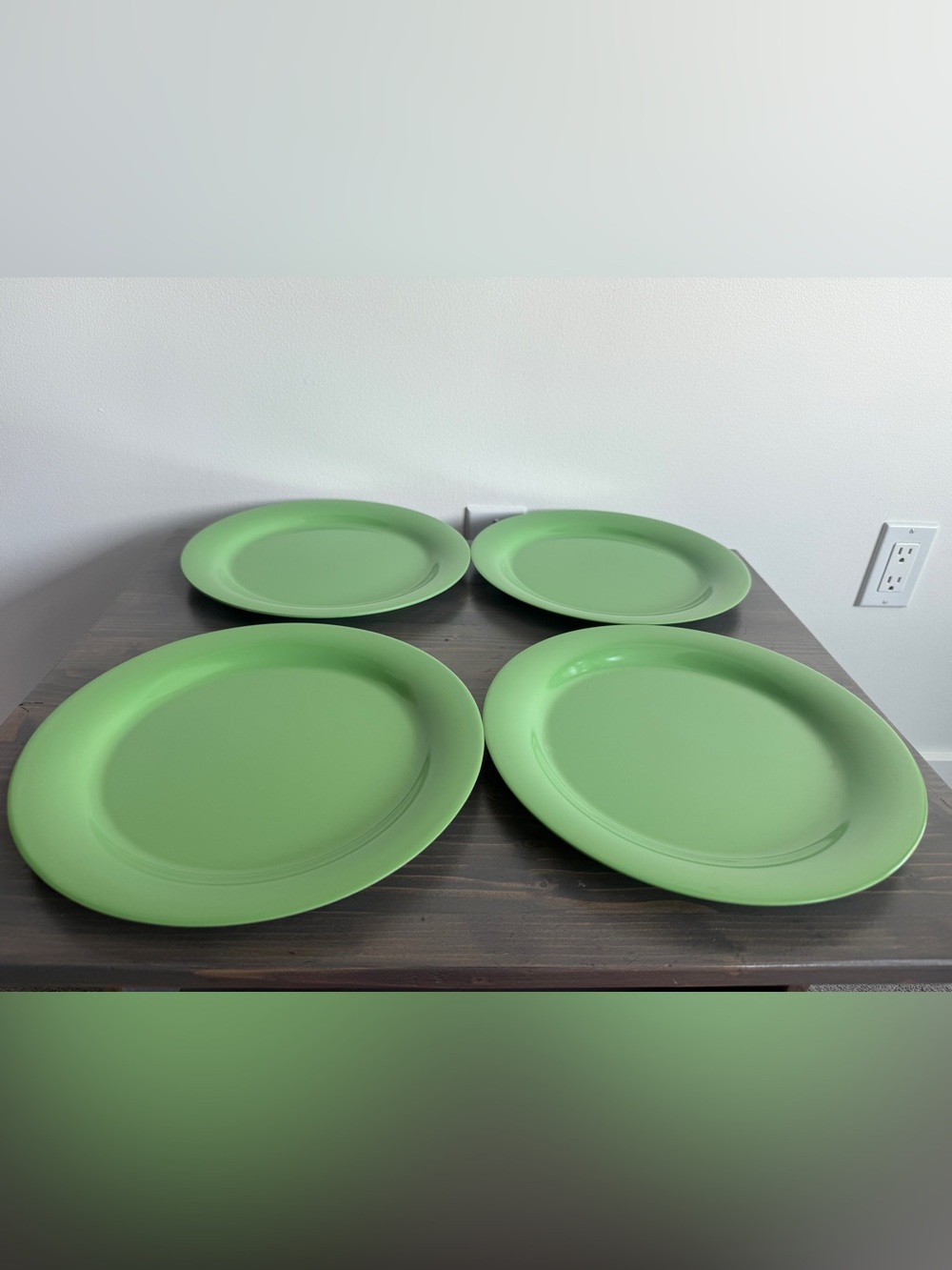 4 x Pottery Barn  melamine large plates